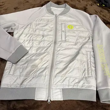 JACK BUNNY 그레이 퀼팅 자켓