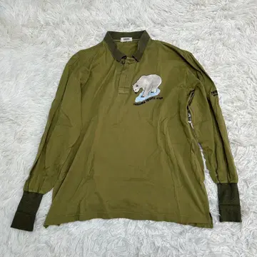 레노마 스포츠 클럽 골프 긴팔 피케 셔츠 그린