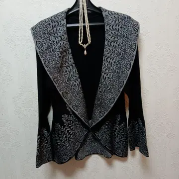 니트 플레어 가디건