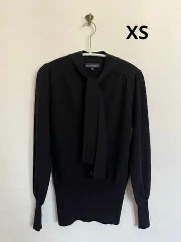 바나나 리퍼블릭 엑스트라 파인 메리노 보타이 니트 여성용 XS