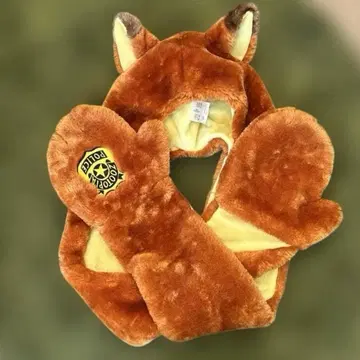 디즈니 주토피아 닉 머플러 팬캡