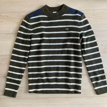 LACOSTE L!VE 스트라이프 니트 스웨터 M