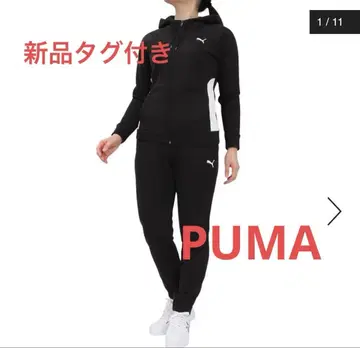 택 포함 새상품 푸마 PUMA 상하의 세트 속기모 후드티 저지 웜업