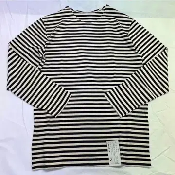 러시아군 보더 셔츠 긴팔 블랙 x 생지 바스크 셔츠 데드스탁