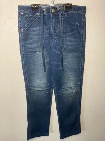 [ 미사용 ] SURPLUS 스트레치 데님 베이커 팬츠 M