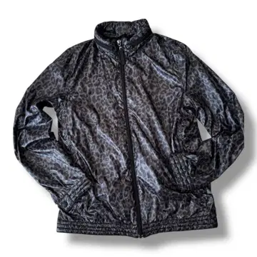 블랙 레오파드 무늬 아우터