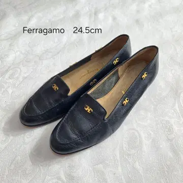 Ferragamo 블랙 로퍼 24.5cm