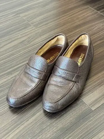 ESC ARP INI 브라운 가죽 로퍼