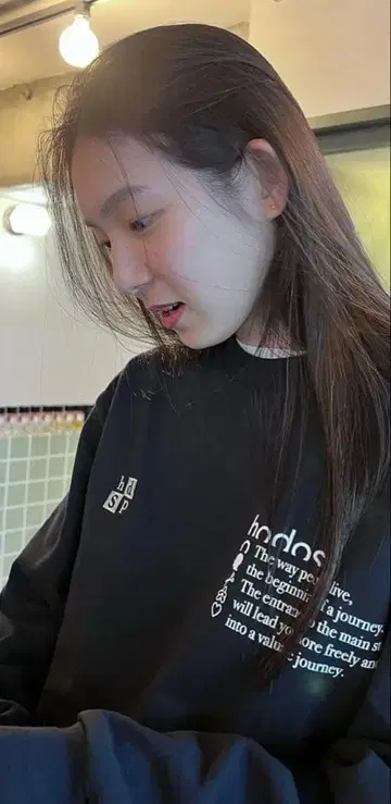 아리하라 미유키 착용 맨투맨