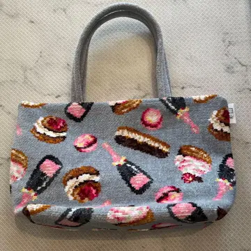 페이 스위츠 패턴 토트백