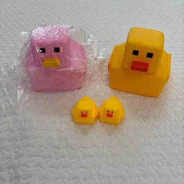 카쿠카쿠 오리 큰 소프트 비닐과 작은 소프트 비닐 묶음 판매 사각