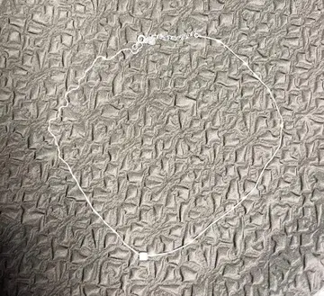 실버 정육면체 펜던트 목걸이