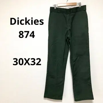 디키즈 남성용 스트레이트 팬츠 874 오리지널 핏 카키