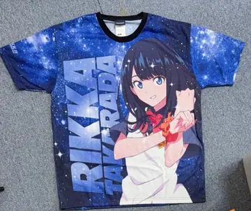 그리드맨 유니버스 타카라다 릿카 풀 그래픽 T셔츠 L 사이즈