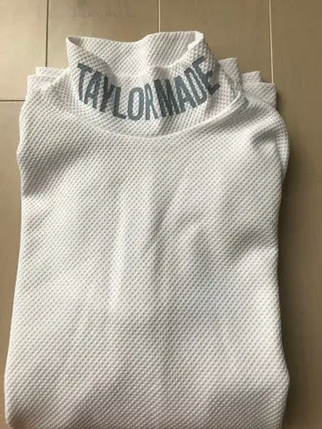 TaylorMade 여성용 하이넥 셔츠 S 화이트