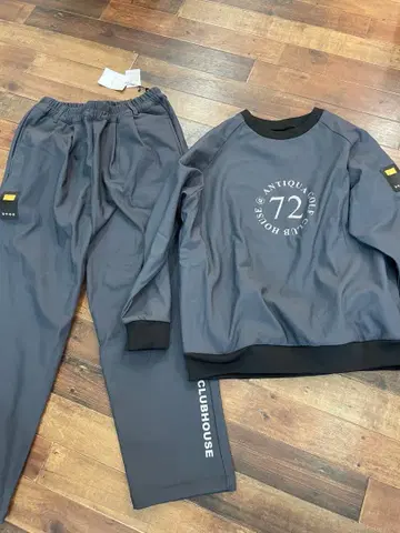 CLUBHOUSE 골프웨어 셋업 그레이 ML, LXL