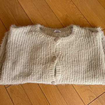 JUMELLE 베이지 니트 가디건