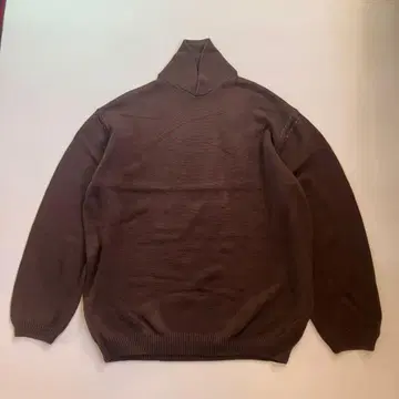 Nat Nast 브라운 하이넥 스웨터