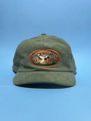 선데이즈 베스트 DUCKHUNTER 코듀로이 5 패널 캡 올리브