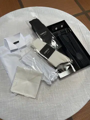 포멀 셔츠 세트 신랑 소품 세트 턱시도 모닝 세트