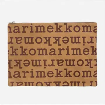 미사용 새상품 마리메꼬 A4 로고 파우치