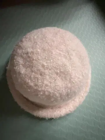 라이트 핑크 플리스 베레모