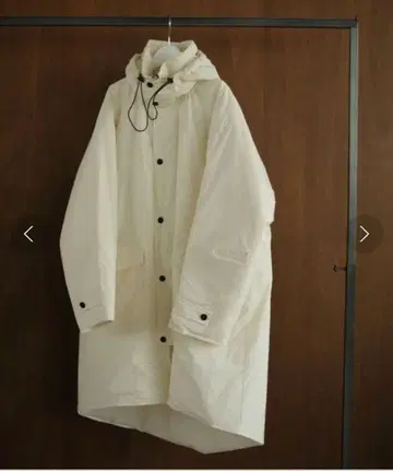 anuke 앤누크 Hooded Coat 후드 부착 코트 ivory 36