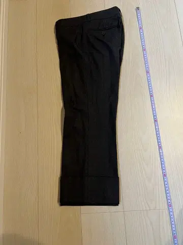 띠어리 다크 그레이 스트레치 새틴 슬랙스 XO 사이즈