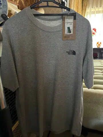 [ 미사용 새상품 ] The North Face 그레이 T셔츠 L 사이즈
