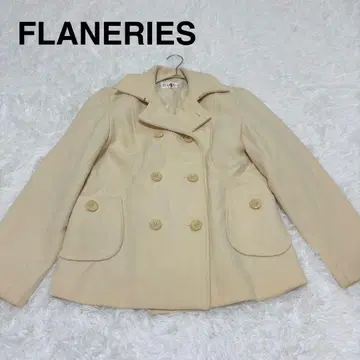 [ FLANERIES ] 트렌치코트 피코트 L 울 아우터 자켓