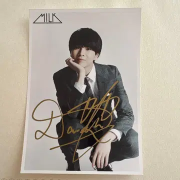 M!L K 시오자키 타이치 아이돌 사인 포함