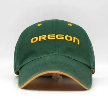 오리건 닥스 칼리지 풋볼 NCAA 자수 캡 그린