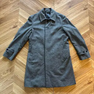 새상품급 SHIPS 스텐카라 코트 하운드투스 체크