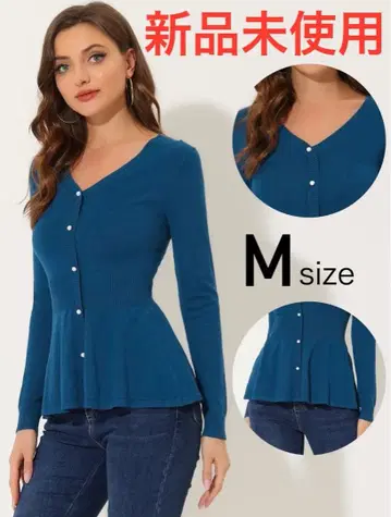 1점 한정 미사용 새상품 니트 캐주얼 상의 여성 M 사이즈