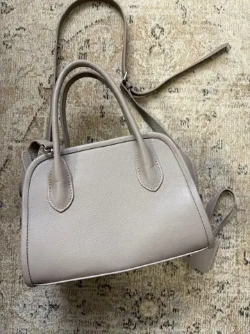 Hoaw. 가죽 백 토프 그레이지 숄더