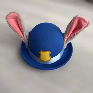 상하이 디즈니 한정판 주토피아 주디 팬캡 머리띠 모자