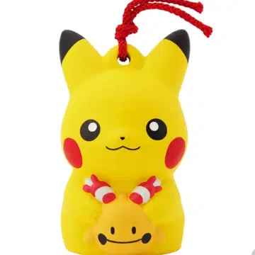 도자기 장식 방울 피카츄와 리샨 포켓몬 센터 한정판 미개봉 새상품