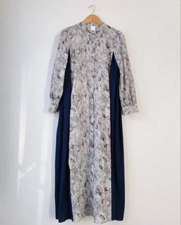 인기 하레 패턴 절개 원피스