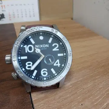 NIXON 51-30 TIDE 작동 중 빅 페이스 아날로그 남성용 시계