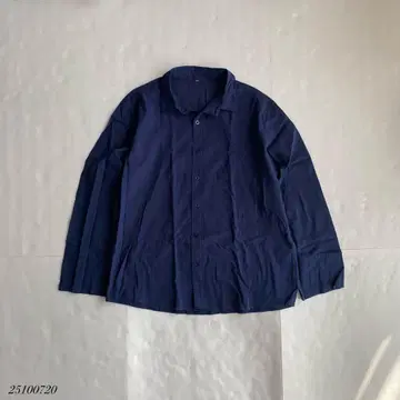 US 구제 의류 90's 긴팔 셔츠 네이비 계열