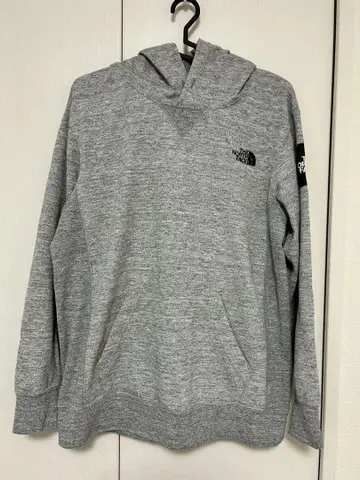THE NORTH FACE 그레이 후드 부착 후드티 M