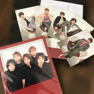 아라시 초기 레터 세트 & 리포트 용지 멤버 5인 엽서