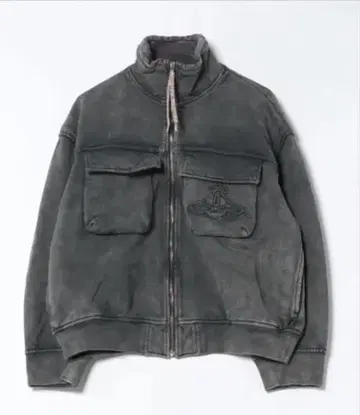 그레이 스웨이드풍 자켓