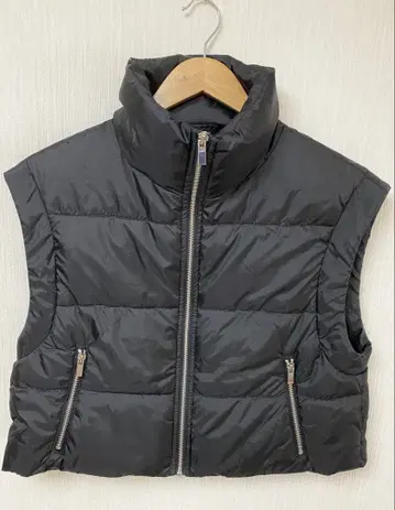 미사용 새상품 ZARA 블랙 다운 베스트