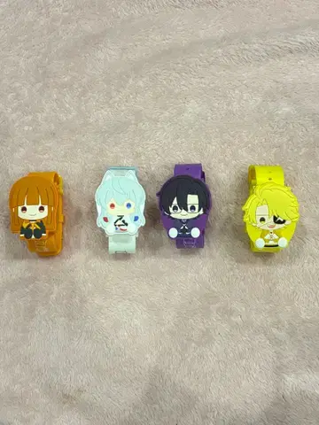 컬러풀 피치 캡슐 마스코트 워치