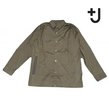 UNIQLO+J 오버 사이즈 셔츠 블루종 올리브 S