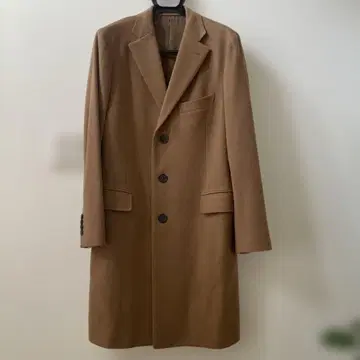 바니스뉴욕 캐시미어 100% 체스터 코트 카멜색 50