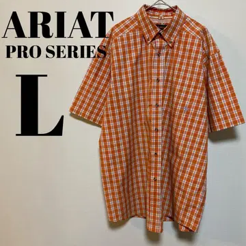 ARIAT PRO SERIES 아리아토 체크 BD 워크 셔츠 L