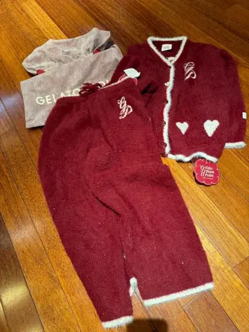 Gelato Pique Dream 룸웨어 세트 레드