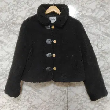 ZARA 자라 보아 블루종 코트 아우터 숏 기장 M